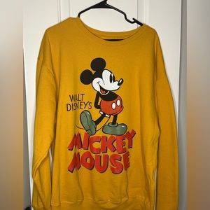 Yellow classic Mickey sweater